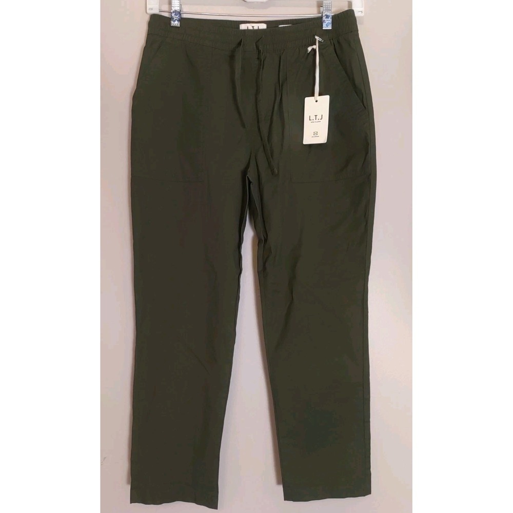 Letter‎ To Juliet Olive Green Women Drawstring Casual Pants Size L